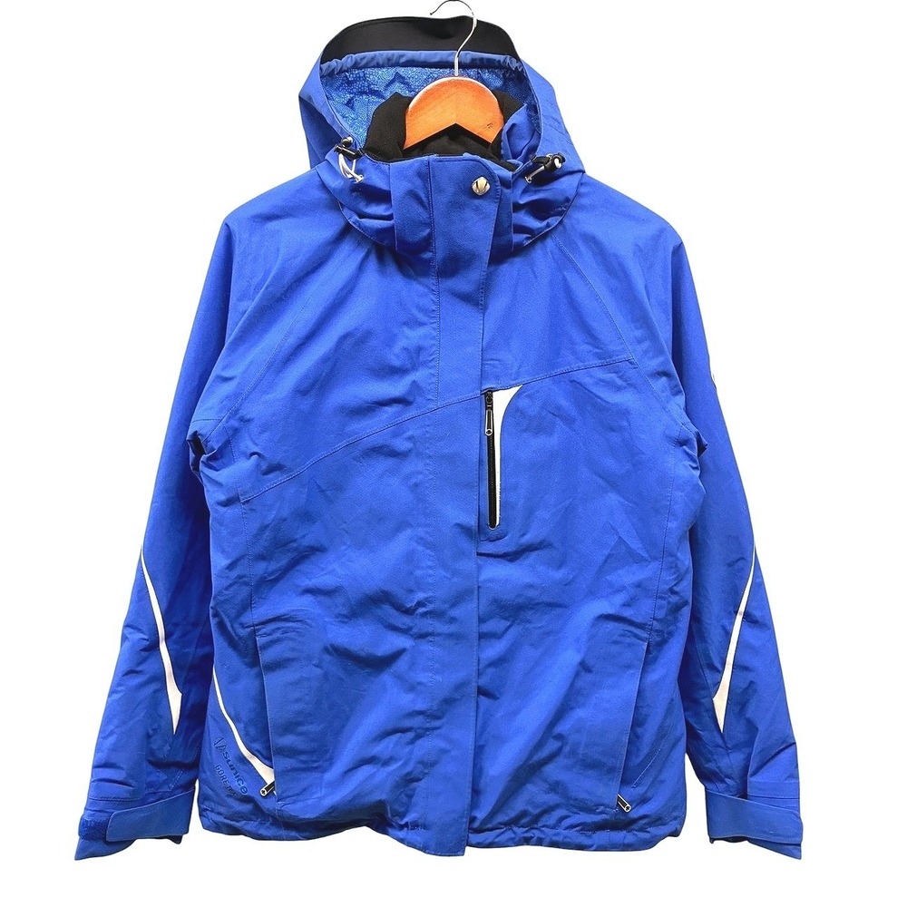 Sunice Gore Tex Ski Jacket Women's XL Blue Hooded Waterproof Snowboard